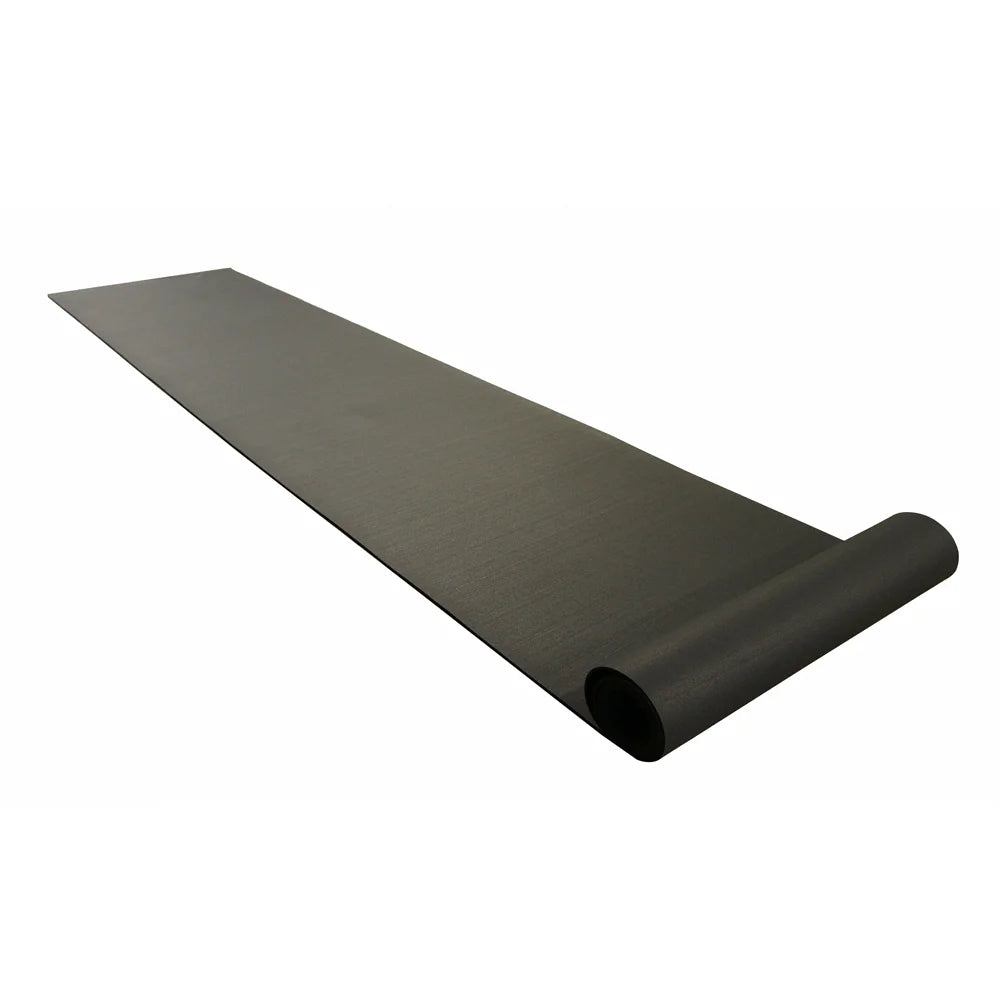 "Recycled Flooring" 3/8 In. X 4 Ft. X 9 Ft. - Black Rubber Mats