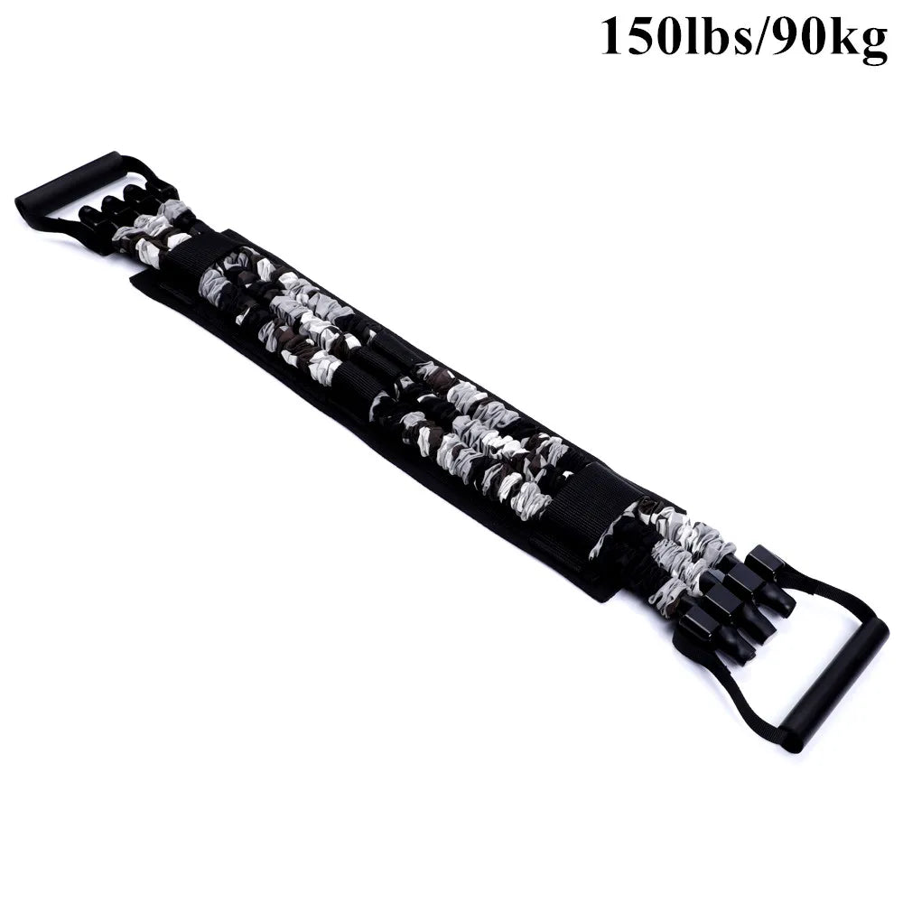 Adjustable Bench Press Bands Push up Resistance Bands Portable Arm Expander Resistance Training Workout Equipment for Home Gym