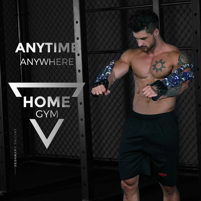 Adjustable Bench Press Bands Push up Resistance Bands Portable Arm Expander Resistance Training Workout Equipment for Home Gym