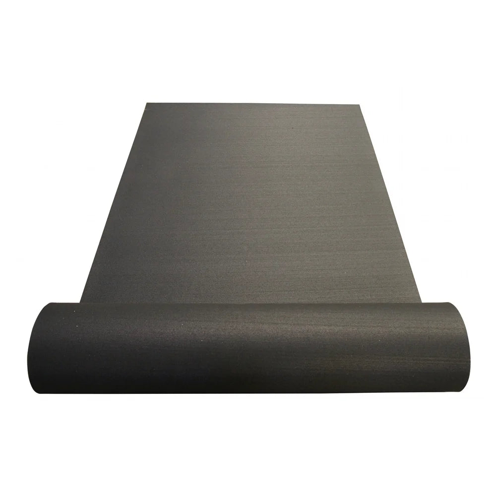 "Recycled Flooring" 3/8 In. X 4 Ft. X 9 Ft. - Black Rubber Mats